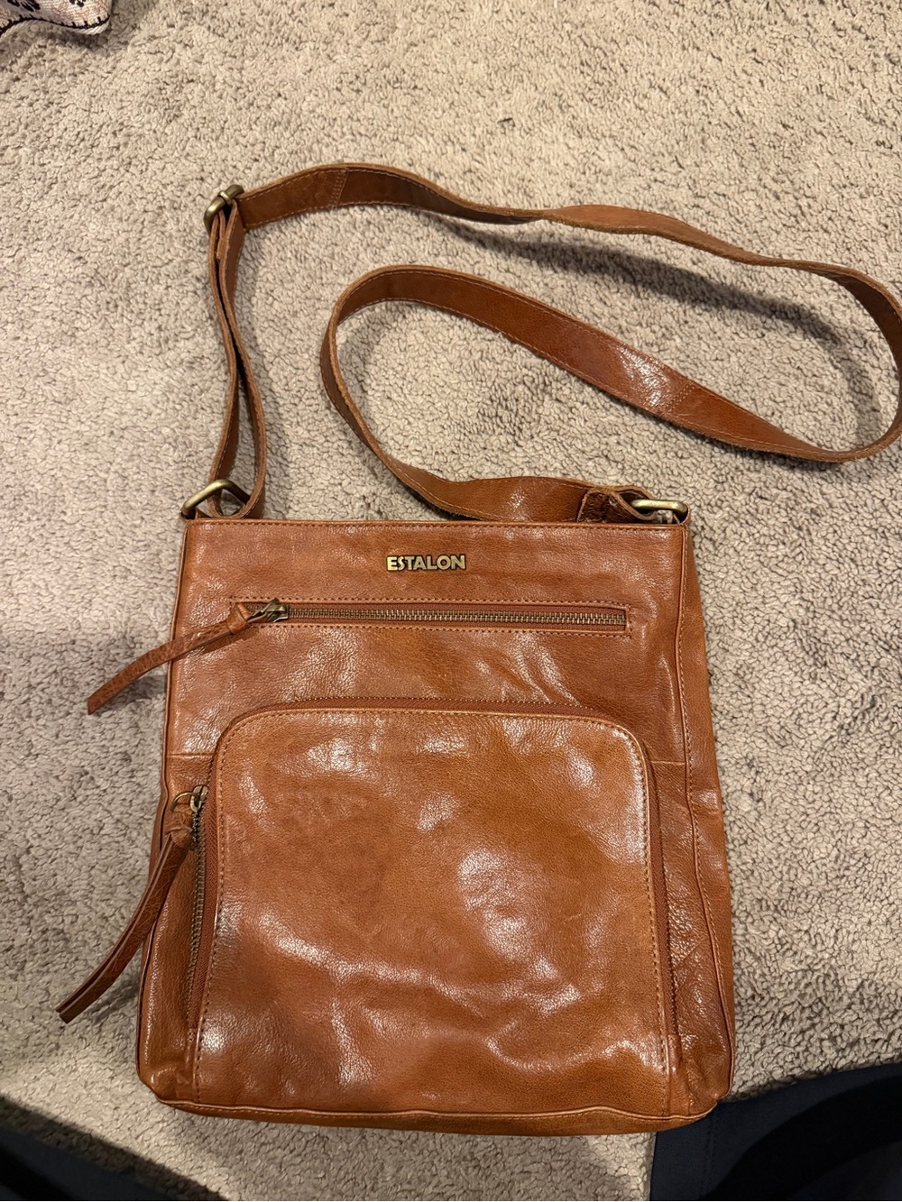 Estalon Women's Crossbody Bag - Leather Shoulder Bag